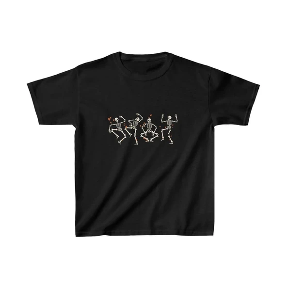 Unisex Çocuk Baskılı T-Shirt - Siyah 8380910 ürün görseli 1