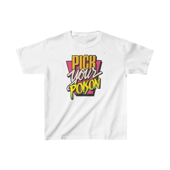 Unisex Çocuk Baskılı T-Shirt - Beyaz 8381012 ürün görseli 1
