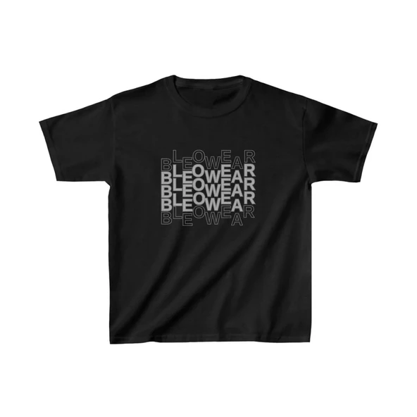 Unisex Çocuk Baskılı T-Shirt - Siyah 8380964 ürün görseli 1