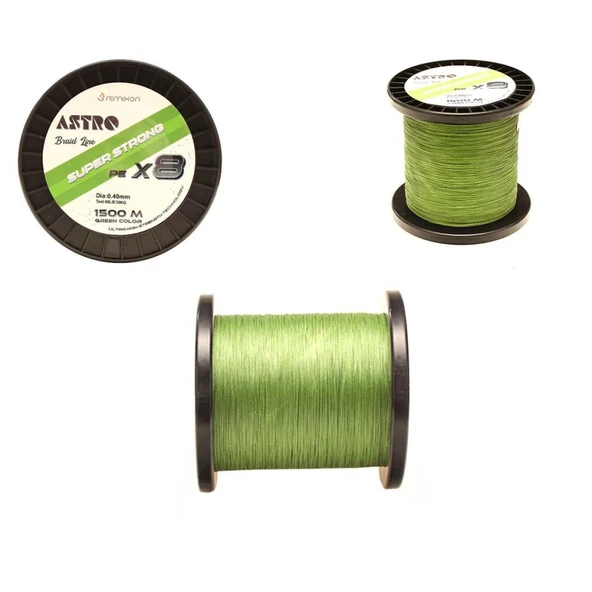 REMIXON ASTRO 8X 1500M, GREEN İP MİSİNA  Standart 0,35MM ürün görseli 1