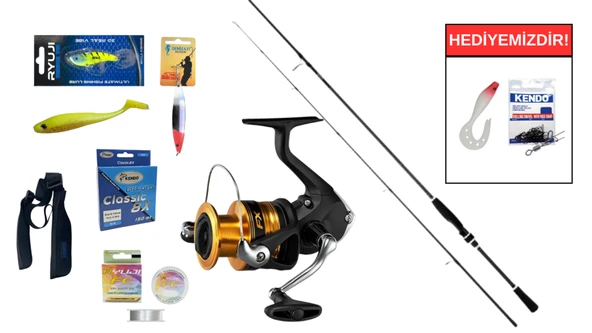 Daiwa Ninja 256cm 10-35gr&Shimano FX C3000 FC Spin Seti ürün görseli 1