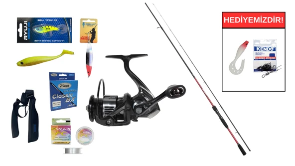 Shimano Sienna Spinning EVA 2,69m 10-35g&Ryuji Infinity 4000M 5+1BB Spin Seti ürün görseli 1