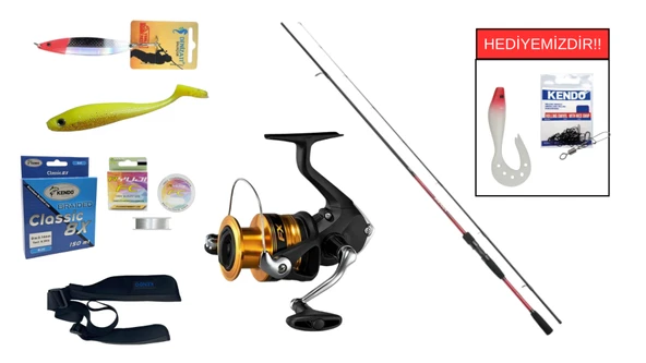 Shimano Sienna Spinning EVA 2,69m 10-35g&Shimano FX 4000 FC Spin Seti ürün görseli 1