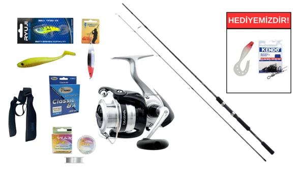 Shimano FX XT 2,70m 14-40g&Daiwa Strikeforce 4000 B Spin Seti ürün görseli 1