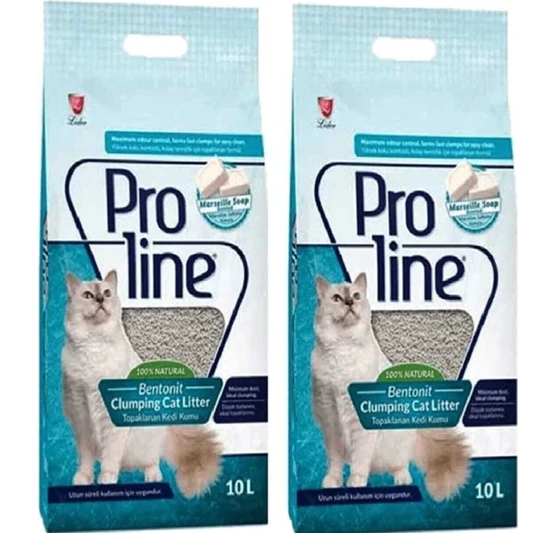 Proline Marsilya Sabunu Kokulu Kedi Kumu 10Lt 2 Adet ürün görseli 1