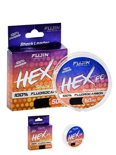 Fujin Hex %100 FC Leader 50mt Misina  0,20 mm ürün görseli 1