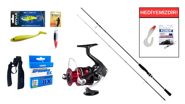 Daiwa Ninja 256cm 10-35gr&Shimano Sienna 4000 FG Spin Seti ürün görseli 1