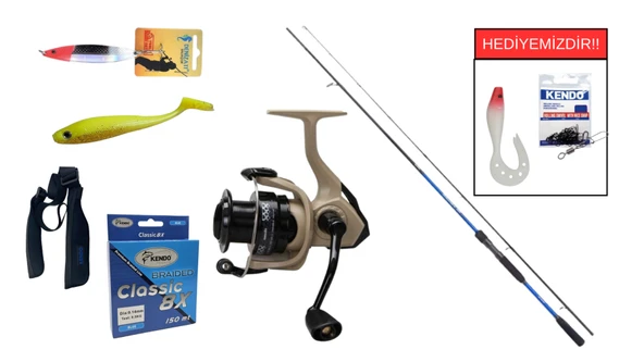 Ryuji Sky Force 274m 10-50gr&Okuma Outrax OR-4000SGA 1+1BB Spin Seti ürün görseli 1