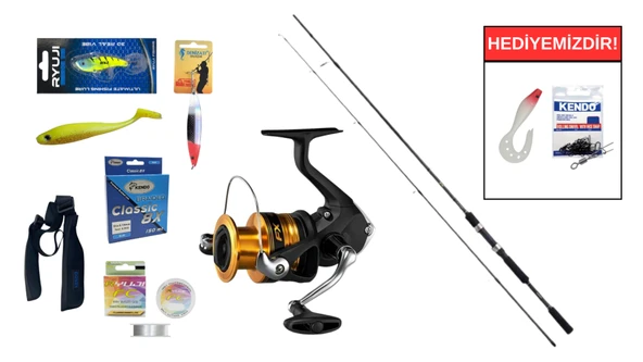 Shimano FX XT 2,70m 10-30g&Shimano FX 4000 FC Spin Seti ürün görseli 1