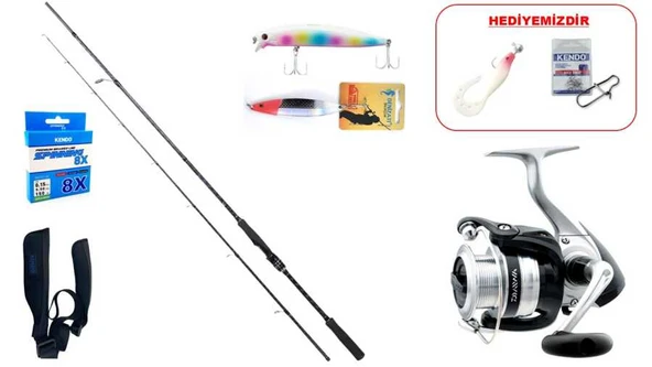 Ryuji Special 270 cm 7–44 gr & Daiwa Strikeforce 4000B Spin Seti ürün görseli 1