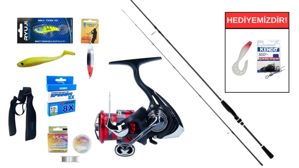 Daiwa Ninja 256cm 10-35gr&Daiwa Ninja 23 LT 3000 C Spin Seti ürün görseli 1