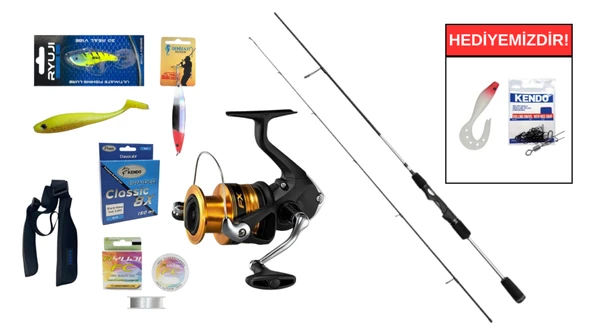 Okuma Helios SX Spin 2,70cm 15-45 gr&Shimano FX C3000 FC Spin Seti ürün görseli 1