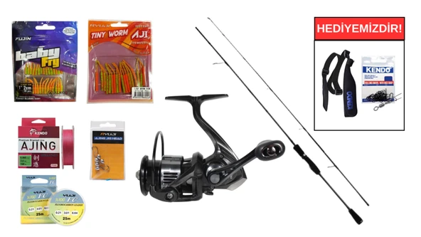 Fujin Sniper 210cm 3-18gr&Ryuji Infinity 2000S 5+1BB LRF Seti ürün görseli 1