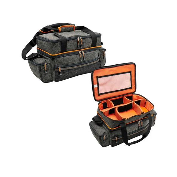 DAIWA BALIKÇI ÇANTASI GRİ TURUNCU 60*30*30  Standart Standart ürün görseli 1