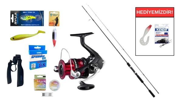 Shimano FX XT 2,70m 14-40g&Shimano Sienna 4000 FG Spin Seti ürün görseli 1