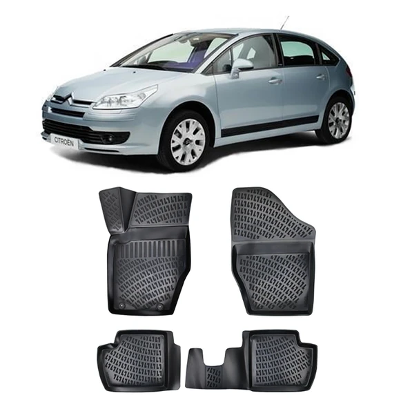 Citroen C4 2004-2010 BTM 3D Havuzlu Paspas ürün görseli 1