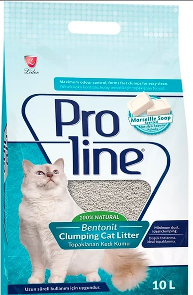 Proline Marsilya Sabunu Kokulu Kedi Kumu 10 LT ürün görseli 1