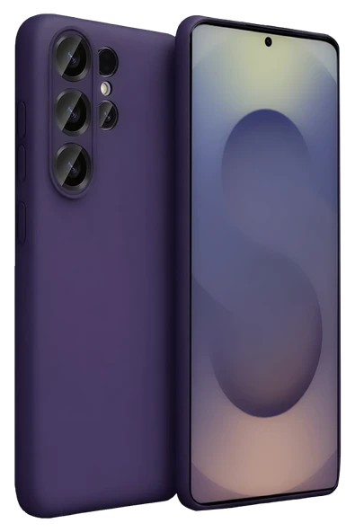 Newface Samsung Galaxy S26 Ultra First Silikon - Mürdüm ürün görseli 1
