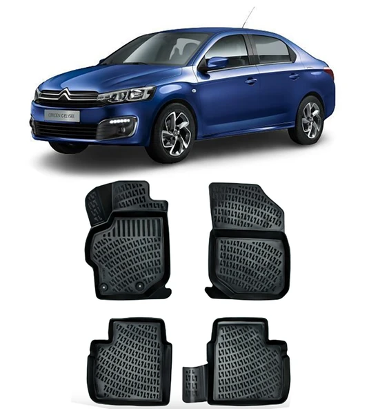 Peugeot 301 12- / Citroen C-Elysee 12- BTM 3D Havuzlu Paspas ürün görseli 1