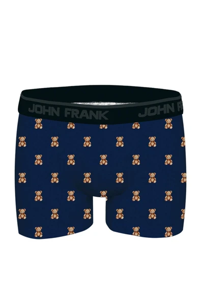 JOHN FRANK DİJİTAL BASKILI MODAL BOXER White White S ürün görseli 1