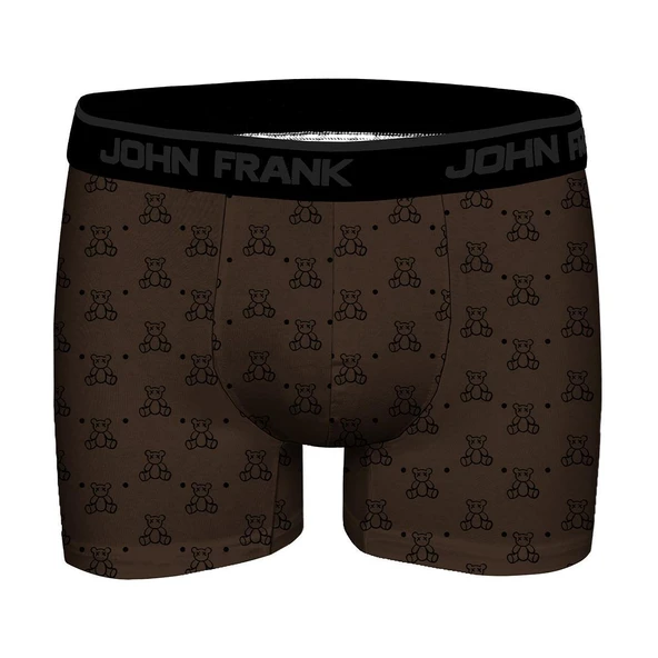JOHN FRANK DİJİTAL BASKILI MODAL BOXER White White S ürün görseli 1