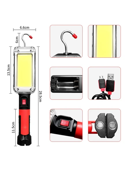 Watton WT-733 USB Şarjlı Oto Tamirci Çalışma Lambas ürün görseli 1