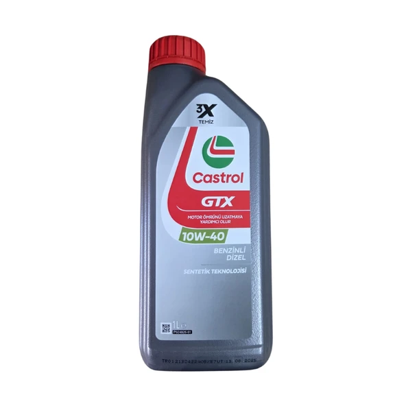 Castrol GTX 10W-40 Sentetik Motor Yağı ürün görseli 1