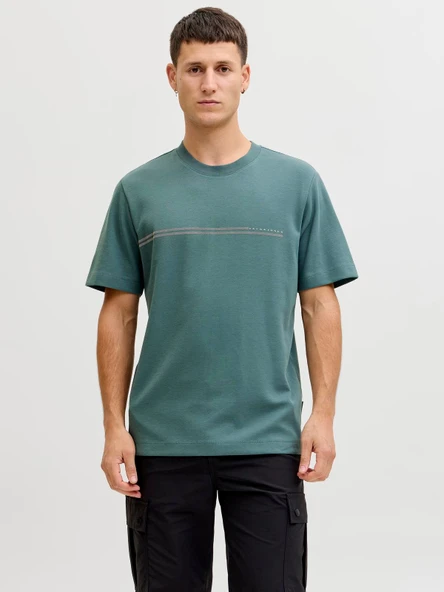 JCOFUSION CHEST BRAND TEE SS CREW NOOS North Atlantic North Atlantic S ürün görseli 1