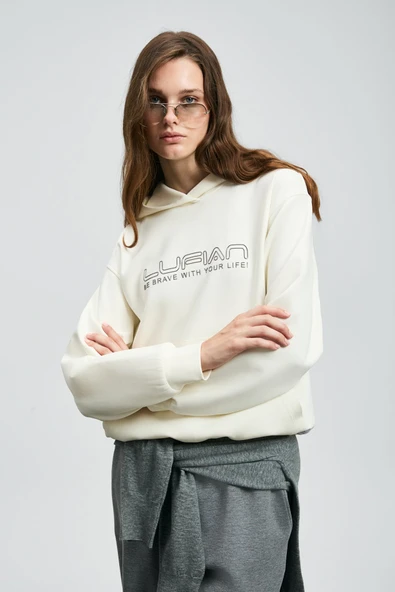 Lufian 122030023 Cassa Kadın Örme Kadın Sweatshirt - Resim 6