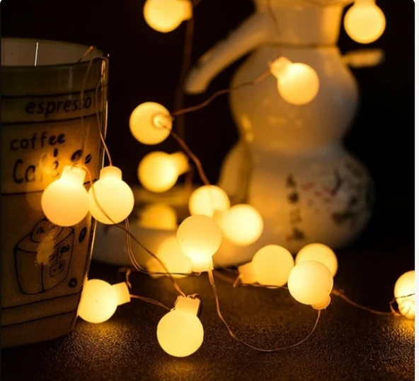 Beyaz Top Led Gün ışığı Pilli 2 Kademeli ürün görseli 1