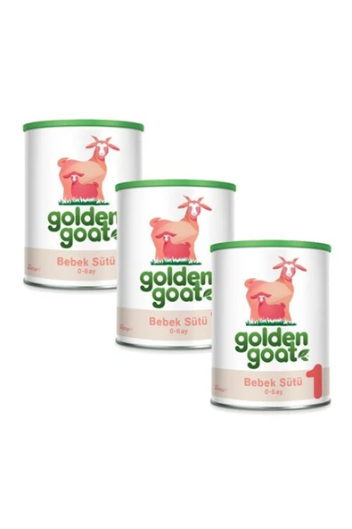 Golden Goat 1 Keçi Bebek Sütü 400 gr x 3 Adet ürün görseli 1