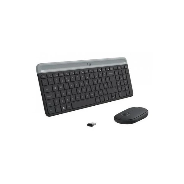 Logitech MK470 920-009435 Siyah Kablosuz Klavye Mouse Seti - Resim 2