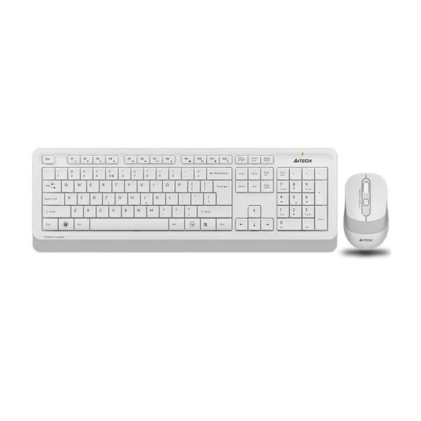 A4 Tech FG1010 Beyaz Q Kablosuz Klavye Mouse Seti ürün görseli 1