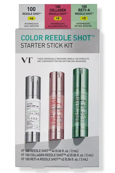 VT Cosmetics Color Reedle Shot Starter Stick Kit Cilt Bakım Seti ürün görseli 1