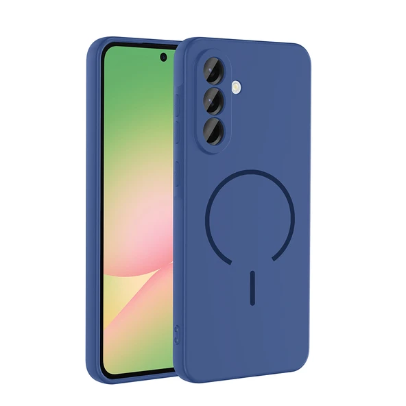 Samsung Galaxy A36 Kılıf Meta Lansman M-Safe Kamera Korumalı içi Kadife Yumuşak Renkli Süet Silikon ürün görseli 1