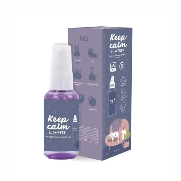 M-Pets Keep Calm Kediler İçin Sakinleştirici Sprey 60 ml ürün görseli 1