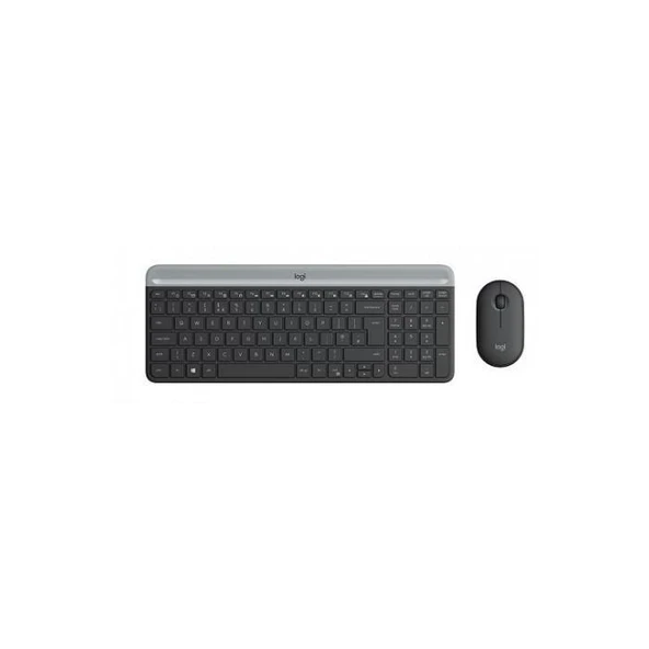 Logitech MK470 920-009435 Siyah Kablosuz Klavye Mouse Seti ürün görseli 1