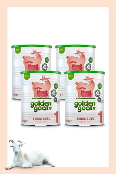 Golden Goat 1 Keçi Bebek Sütü 400 gr x 4 Adet ürün görseli 1