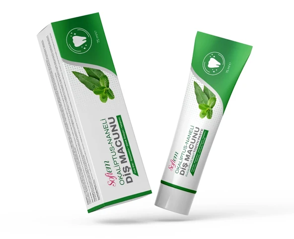 SOFTEM OKALİPTÜS - NANELİ DİŞ MACUNU - 75ML ürün görseli 1