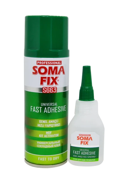 Somafix Soma Fix Profesyonel Hızlı Yapıştırıcı 200 Ml Sprey 50 Ml Yapıştırıcı ürün görseli 1