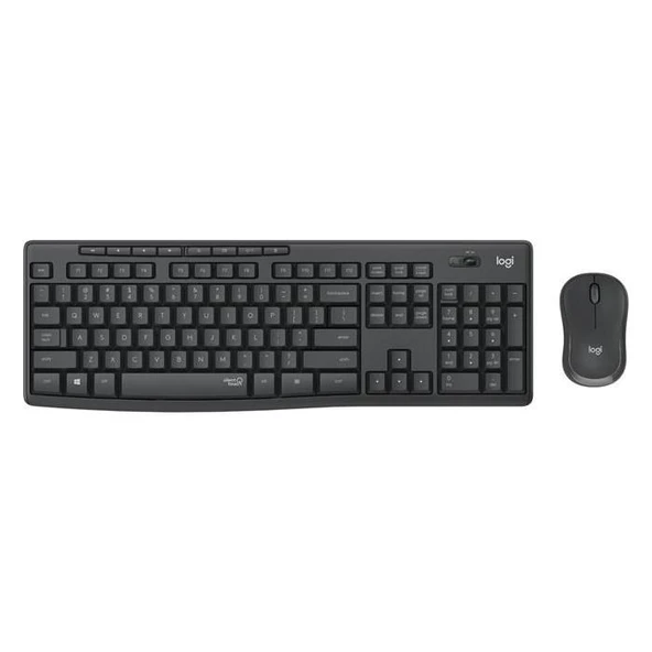 Logitech MK295 920-009804 Siyah Sessiz Kablosuz Klavye Mouse Seti ürün görseli 1