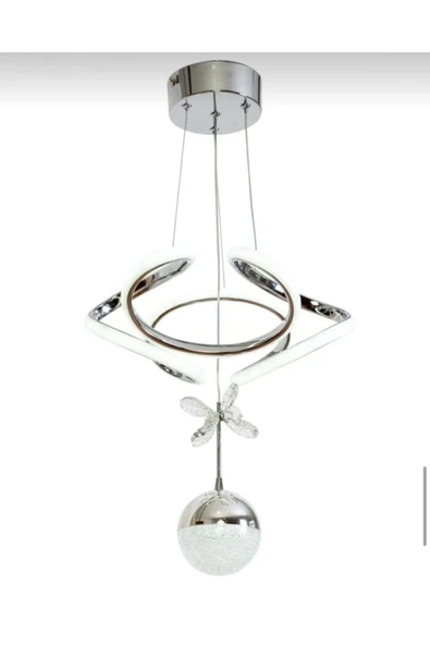 LUNOX Drone-1ch/ tek toplu taşlı led avize ürün görseli 1