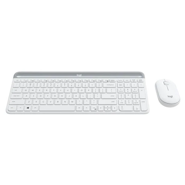 Logitech MK470 920-009436 Beyaz Kablosuz Klavye Mouse Seti ürün görseli 1