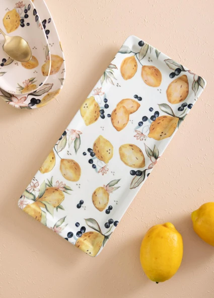 The Mia Limoncello Dikdörtgen Servis Tabağı 31x20 cm ürün görseli 1