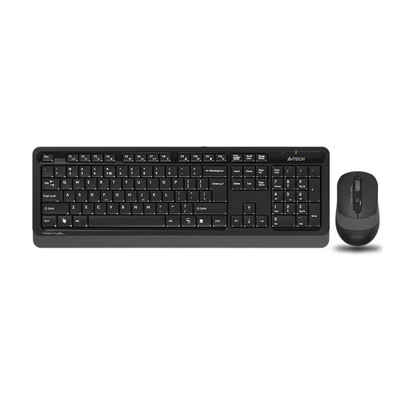 A4 Tech FG1010 Siyah-Gri Q Kablosuz Klavye Mouse Seti ürün görseli 1