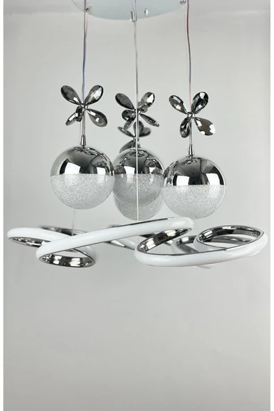 LUNOX 4 TOPLU TAŞLI LED AVİZE - Resim 7