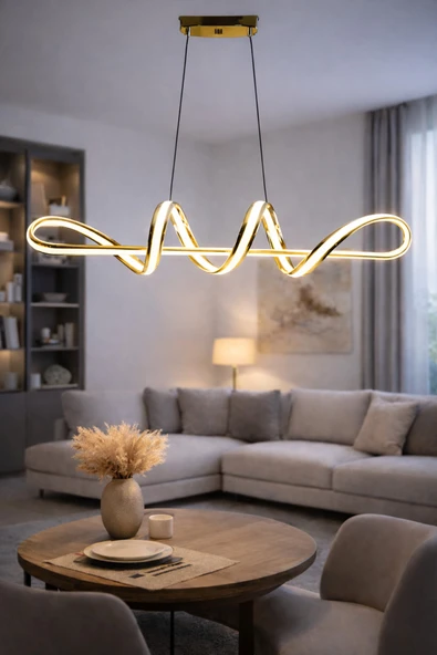 LUNOX Aydos çiftyol gd led avize ürün görseli 1