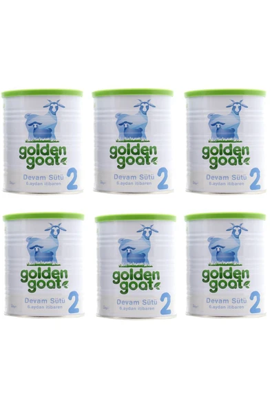 Golden Goat 2 Keçi Devam Sütü 400 gr x 6 Adet ürün görseli 1
