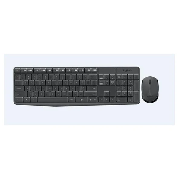 Logitech MK235 920-007925 Kablosuz Klavye Mouse Seti ürün görseli 1