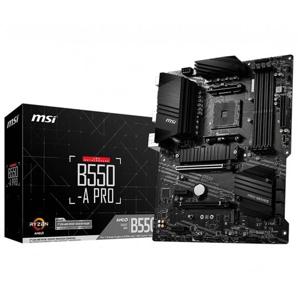 MSI B550-A Pro AMD AM4 DDR4 ATX Anakart ürün görseli 1